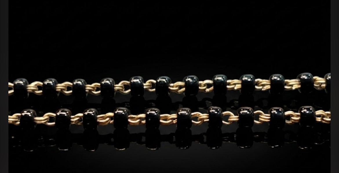 Black Bead Mangalsutra Chain