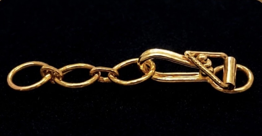 Hook Clasp with Extension Chain