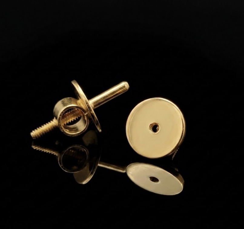 Round Disc Screw Back